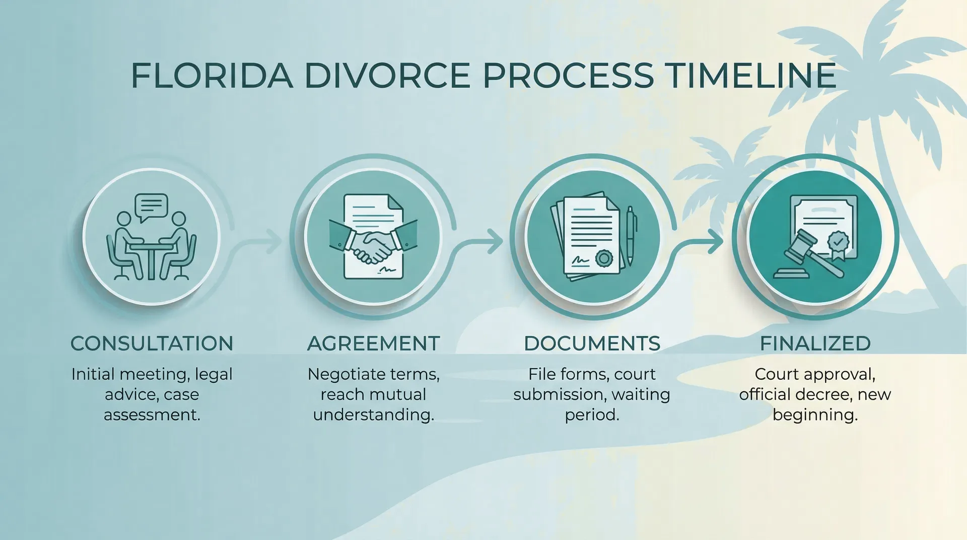 SplytUp Florida divorce process timeline