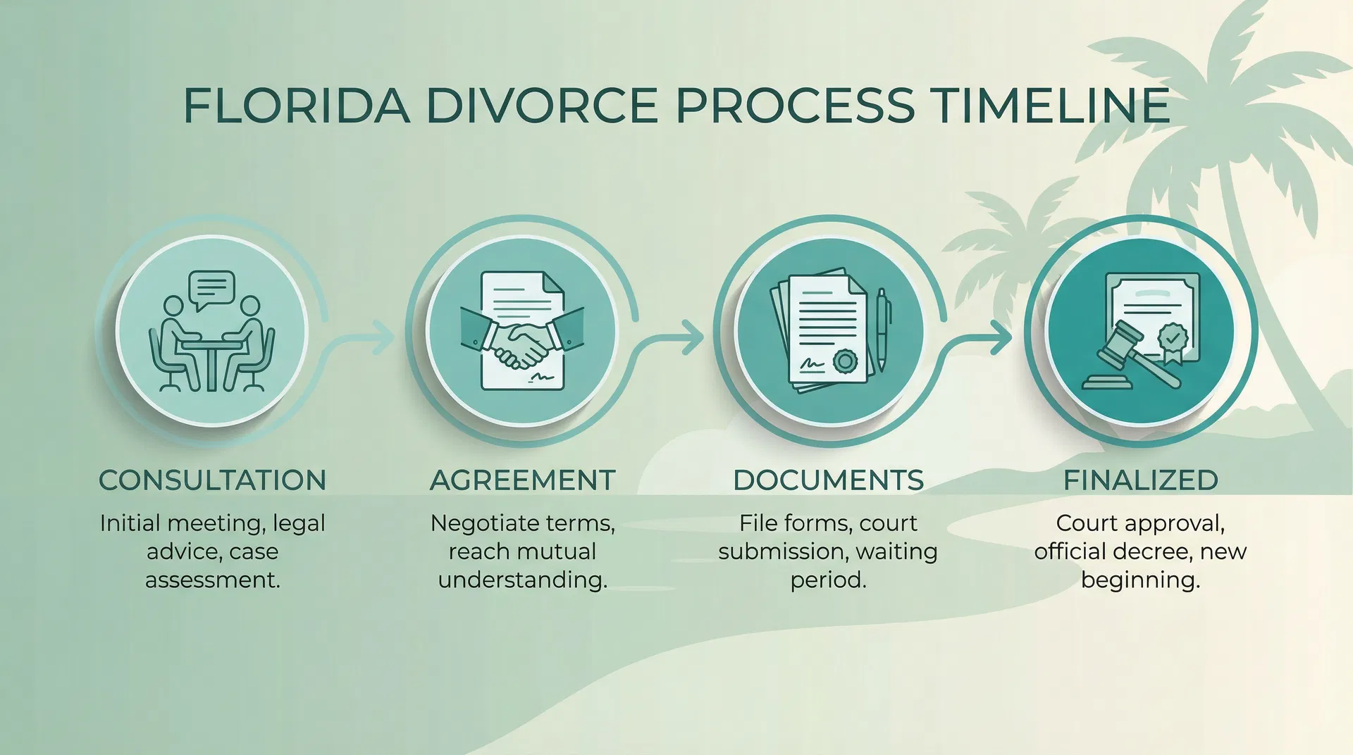 SplytUp Florida divorce process timeline